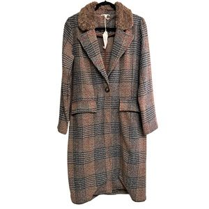NWT Mystree Fur Collar Jacket